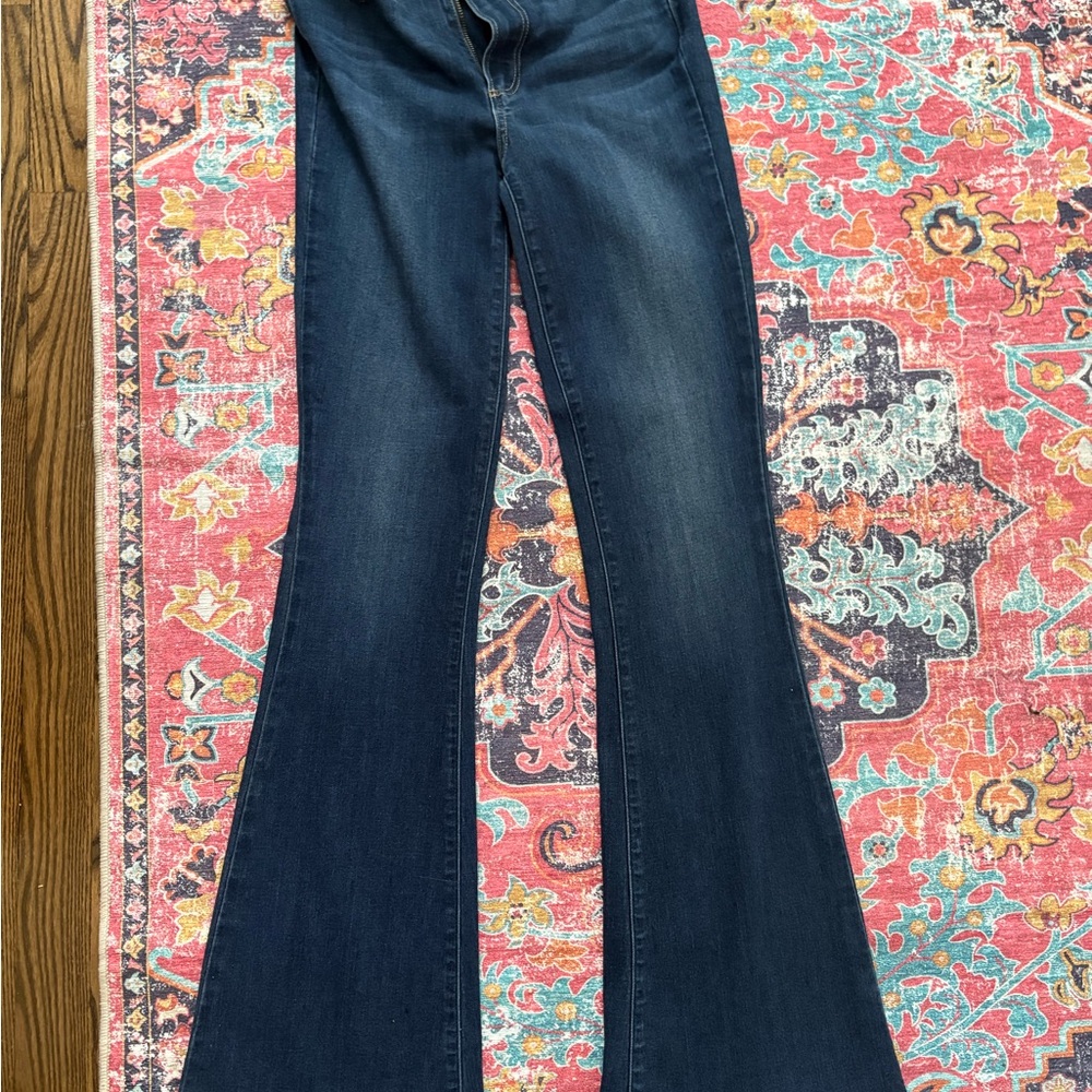 PAIGE Deep Indigo Flare Jeans